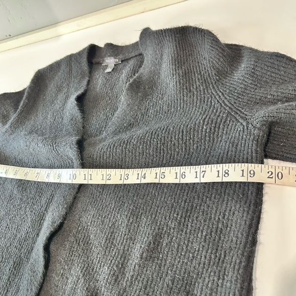 Talbots Black Cardigan Sweater V-Neck Knit - Picture 9 of 16